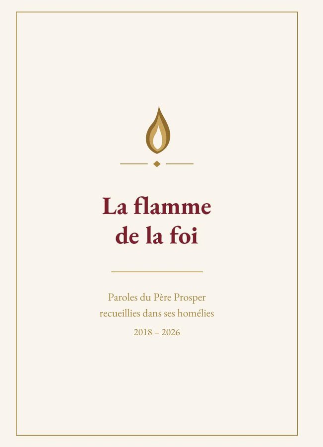 Couverture de La flamme de la foi